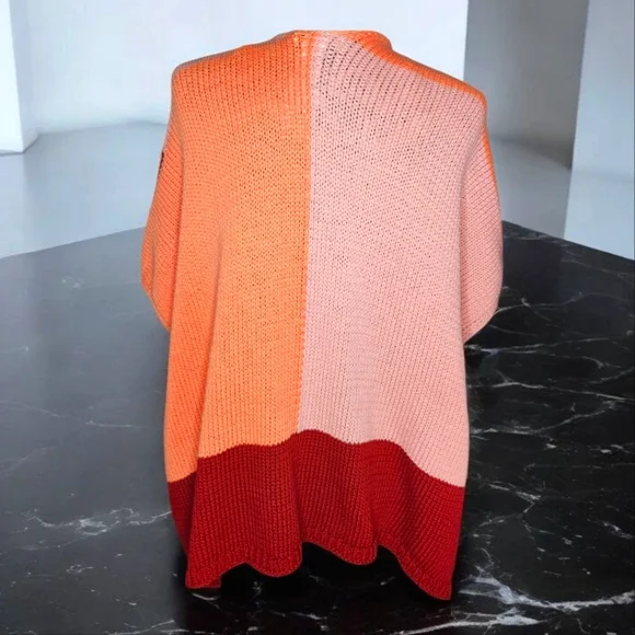 COCOGIO Colorblock Open Front Shawl - One Size - Picture 5 of 8